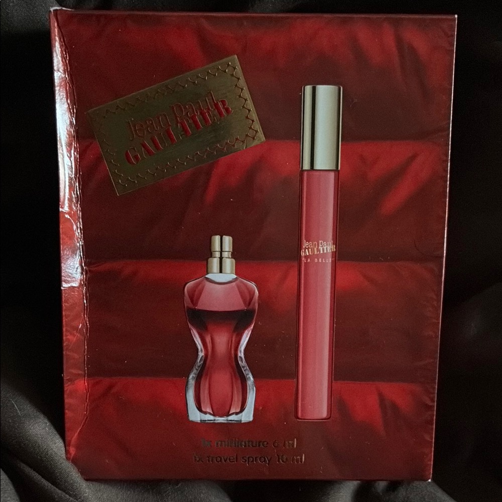 Sold to @annaliseh22 , Jean Paul Gaultier La Belle travel set